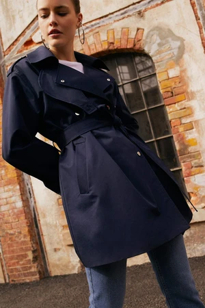 Sorbe X DeFacto Regular Fit Belted Trench Coat