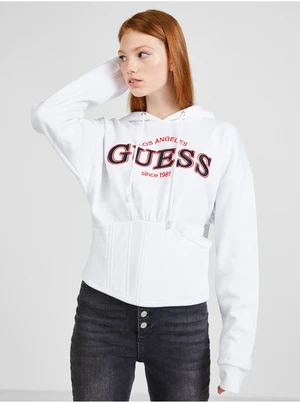 White Ladies Hoodie Guess - Women