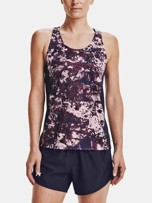 Under Armour Tank Top UA Fly By Printed Tank-PNK - Women