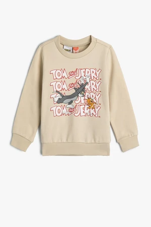 Koton Baby Boy Beige Sweatshirt