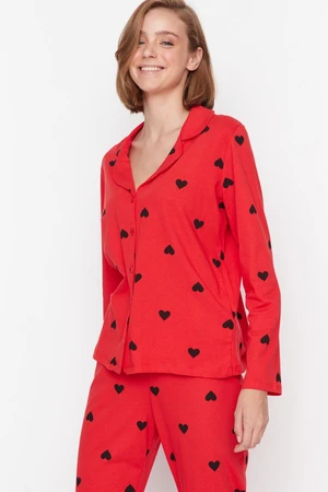 Pigiama da donna Trendyol Heart Printed