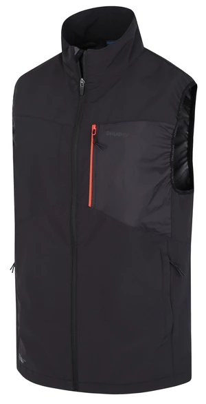 Husky  Salien M čierna, M Pánska softshell vesta