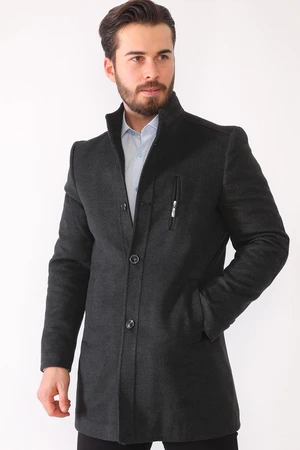 PLT8386 DEWBERRY MEN'S COAT-ANTHRACITE-2