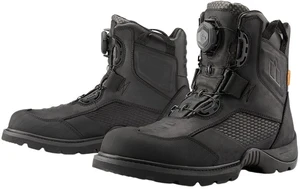 ICON - Motorcycle Gear Stormhawk WP Boots Black 43,5 Cizme de motocicletă