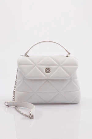 DGN 7267 Women's Daily Shoulder and Shoulder Bag White