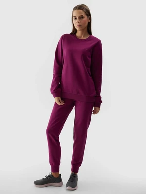 Women's jogger sweatpants 4F - purple