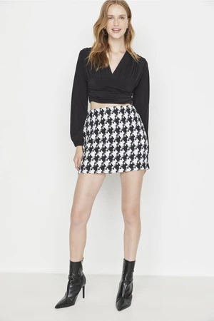 Trendyol Black Woven Skirt