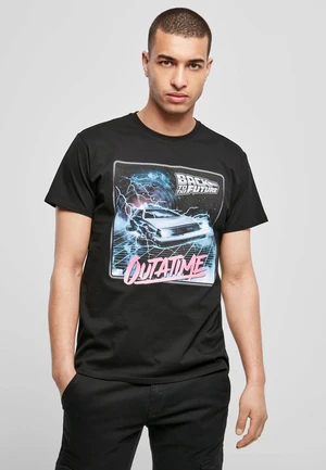 Black Back To The Future Outatime T-Shirt