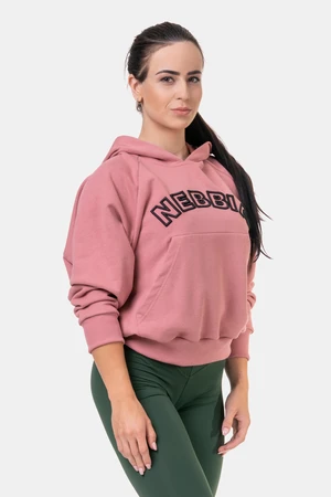 Women's sweatshirt Nebbia Hero Iconic Hero hoodie old rose S