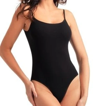 Women's cotton bodysuit Paola - black