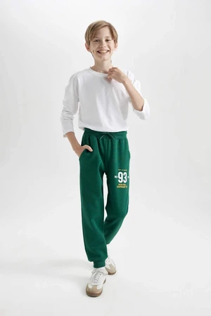 DEFACTO Boy Printed Elastic Waist Leg Pocket Jogger Sweatpants