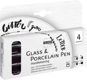 Kreul Handlettering Set Set of Glass Paints 4 pcs