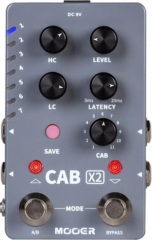 MOOER Cab X2 Autres pédales d'effets