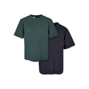 Boys Tall Tee 2-Pack navy+bottlegreen