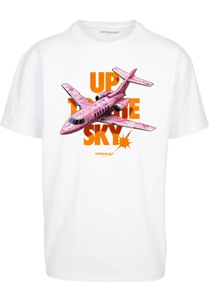 Up to the Sky Oversize Tee bílé