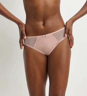 DIM GENEROUS COTTON BIO SLIP - Women's Organic Cotton Panties - Light Pink