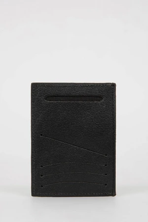 DEFACTO Men's Faux Leather Card Holder