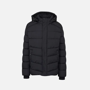 Dark blue men's down jacket Geox Leitan - Men