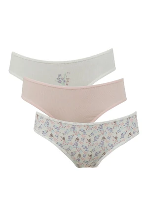 DEFACTO Fall In Love 3-Piece Slip Panties