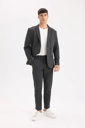 DEFACTO Gabardine Trousers Tailored Regular Fit Pocket Straight Leg