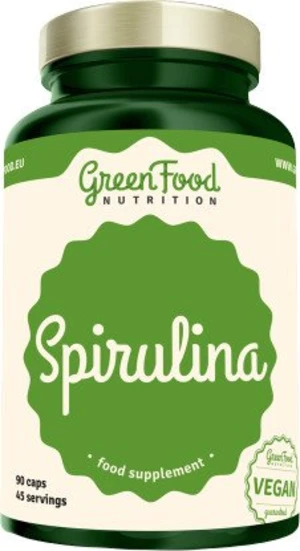 GREENFOOD NUTRITION Spirulina 90 kapslí