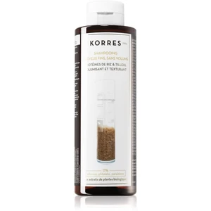 Korres Rice Proteins & Linden šampon pro jemné vlasy 250 ml