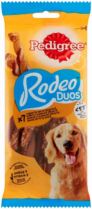 PEDIGREE pochúťka Rodeo Duo s Kuracím a slaninou 123g