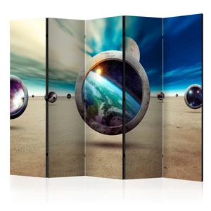 Paraván Planet Walk Dekorhome 225x172 cm (5-dílný)