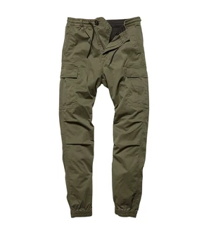 Kalhoty Vince Cargo Jogger Vintage Industries® zelená (Barva: Zelená, Velikost: 29)