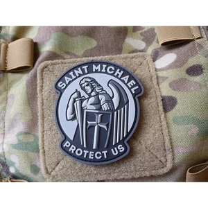 Nášivka Saint Michael Protect Us JTG® - Blackops (Barva: Černá)