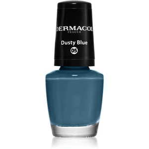 Dermacol Mini lak na nechty odtieň 05 Dusty Blue 5 ml