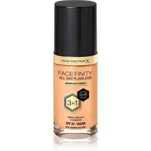 Max Factor Facefinity All Day Flawless dlhotrvajúci make-up SPF 20 odtieň 76 Warm Golden 30 ml