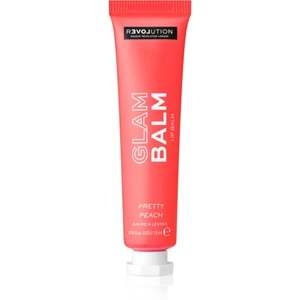 Revolution Relove Glam Balm výživný balzam na pery s vôňou Pretty Peach 15 g