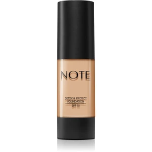 Note Cosmetique Detox & Protect tekutý mejkap s matným finišom SPF 15 odtieň 03 Medium Beige 30 ml