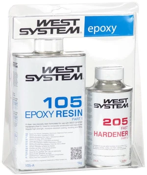 West System A-Pack Fast 105+205 Transparent 1,2 kg Přípravek k laminování