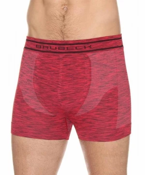 BrubeckFusion BX10780 tmavě červené Pánské boxerky 2XL červená