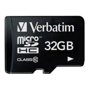 Paměťová karta microSDHC, 32 GB, Verbatim Premium, Class 10