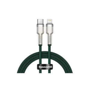 Kábel Baseus Cafule USB-C/Lightning PD 20W, 1m (CATLJK-A06) zelený USB-C/Lightening kábel • dĺžka 1 m • odolný kábel • kompatibilný pre smartfóny, iPh