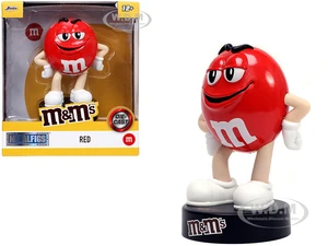 Red M&amp;Ms 4.5" Diecast Figurine "Metalfigs" Series by Jada