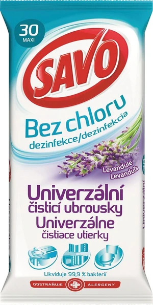 Savo Univerzálne dezinfekčné utierky Levanduľa