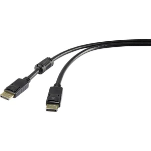 Renkforce DisplayPort prepojovací kábel #####DisplayPort Stecker, #####DisplayPort Stecker 3.00 m čierna RF-4212204 pozl