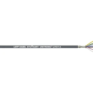 LAPP 44602-1 dátový kábel UNITRONIC® LiYCY A 2 x 0.14 mm² sivá metrový tovar