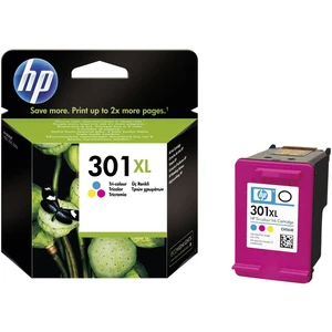 HP 301 XL Ink cartridge  originál zelenomodrá, purpurová, žltá CH564EE náplň do tlačiarne