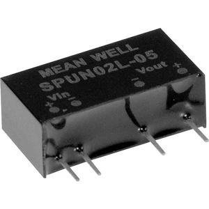 Mean Well DPUN02L-05 DC / DC menič napätia do auta  +5 V/DC, -5 V/DC +200 mA 2 W Počet výstupov: 2 x