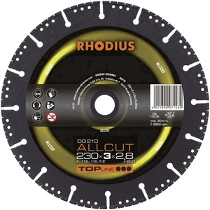 Rhodius 303390 DG210 ALLCUT diamantový rezný kotúč Priemer 180 mm   1 ks