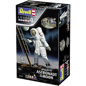 Revell 03702 Apollo 11 Astronaut on the Moon vesmírny model, stavebnica 1:8