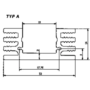 Fischer Elektronik SK 75 37,5 SA chladič 6.8 K/W (d x š x v) 37.5 x 32 x 14 mm TO-220, TO-126