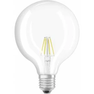 LED žárovka OSRAM 4052899972384 230 V, E27, 4 W = 40 W, teplá bílá, A++ (A++ - E), tvar globusu, vlákno, 1 ks