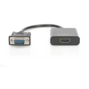 AV konvertor VGA zástrčka ⇔ HDMI zásuvka Digitus DA-70473 DA-70473