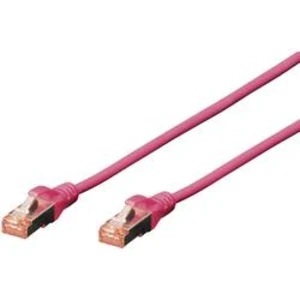 Síťový kabel RJ45 Digitus DK-1644-020/MG, CAT 6, S/FTP, 2.00 m, purpurová